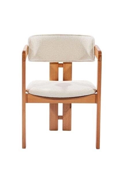 T Model Ahşap Sandalye – Modern & Doğal Tasarım Kafe Sandalyesi