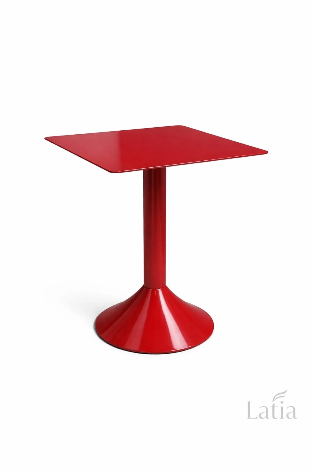 Kukalı 60x60 Metal Masa – Orta Ayaklı Kafe & Restoran Masası