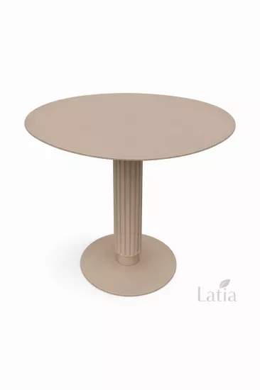 Lüks Yuvarlak Metal Masa Ø60 cm – Modern & Dayanıklı Kafe Masası