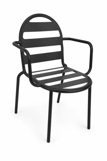 Rovel Metal Kollu Sandalye | Modern Kollu Dış Mekân Sandalyesi